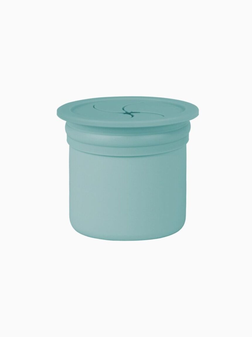 Minikoioi κύπελλο sip+snack πολλών χρήσεων aqua green/powder grey 180ml - MinikOiOi