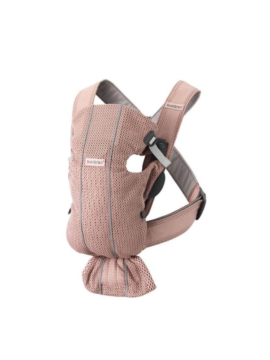 Babybjorn - μάρσιπος mini 3d mesh dusty pink - Baby Bjorn