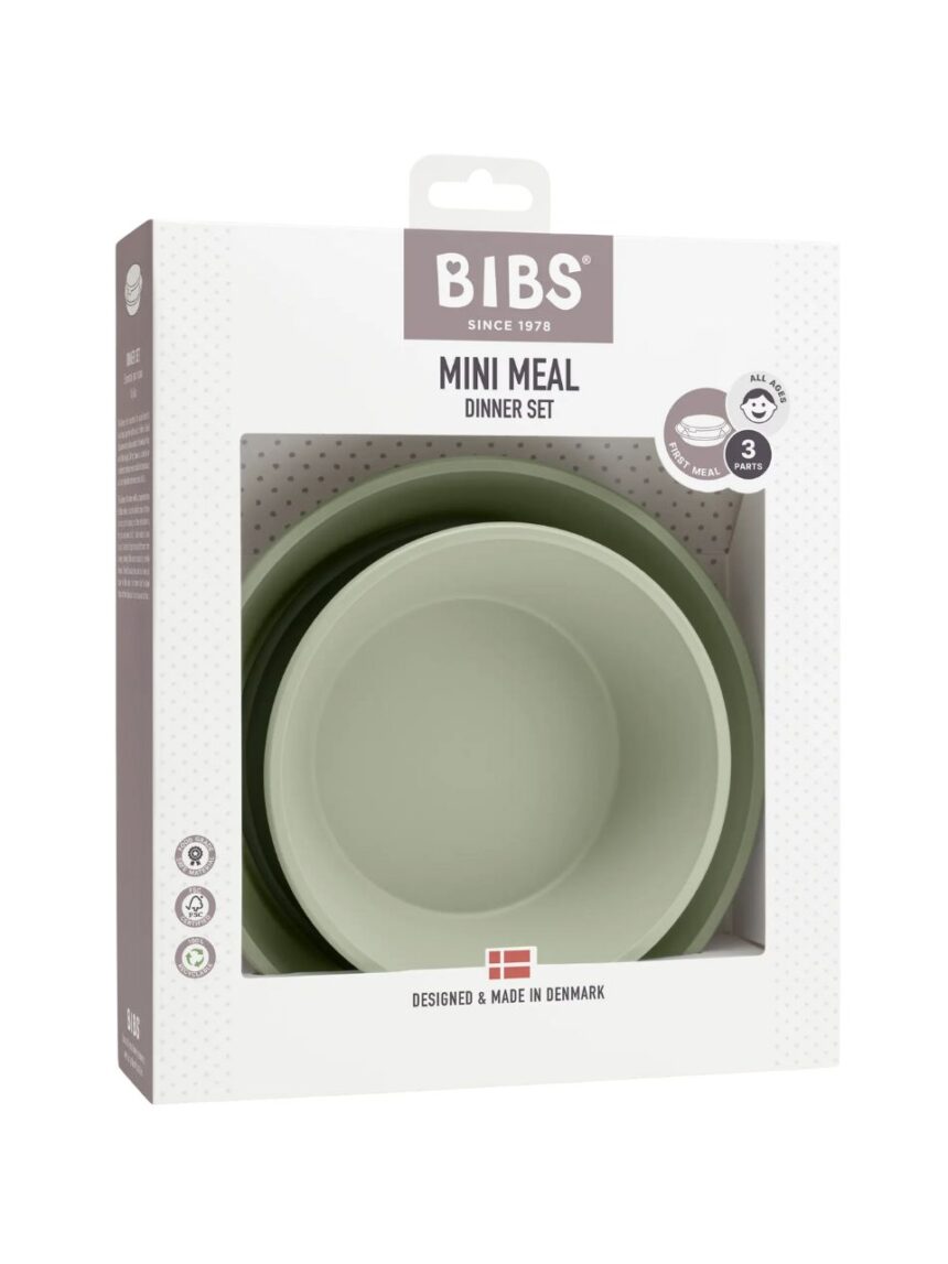 Bibs - σετ πιατάκια 2τμχ sage - BIBS
