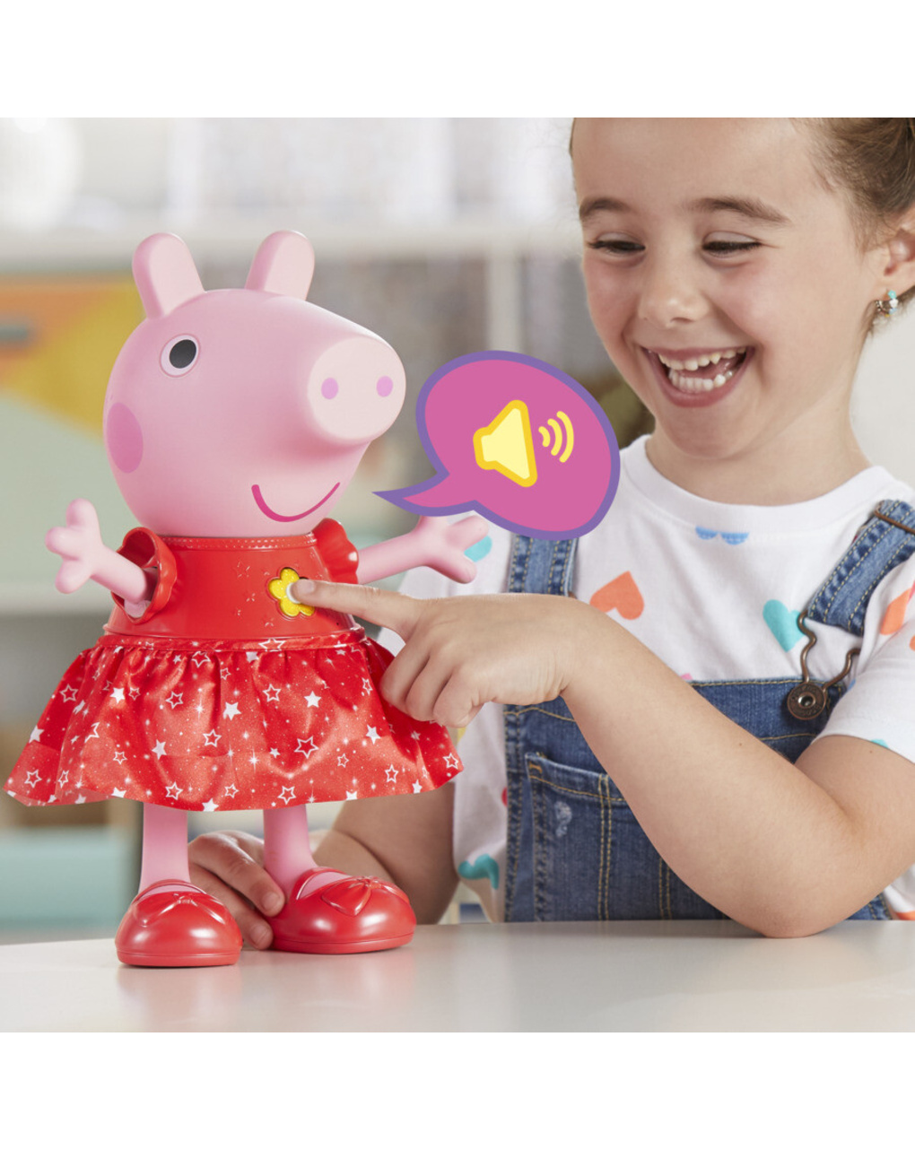 Peppa pig κούκλα peppas muddy puddles party, f8873 - Peppa Pig