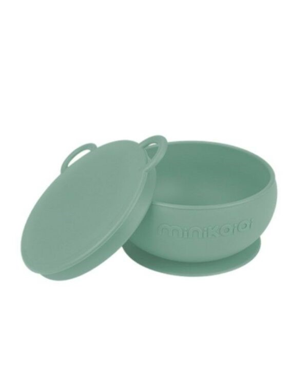 Minikoioi μπολ με καπάκι bowly 450ml riven green 0907-101080007 - MinikOiOi