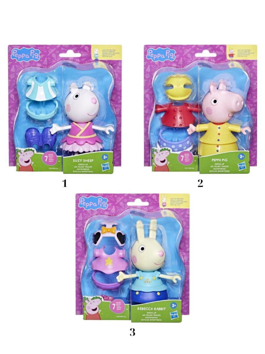 Peppa pig and friends dress up σε διάφορα σχέδια, f8859 - Peppa Pig