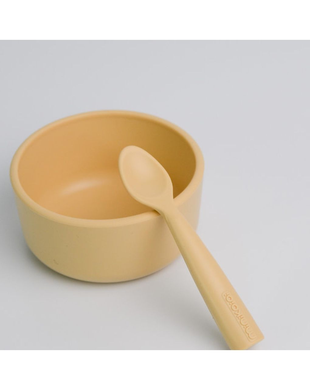 Minikoioi κουτάλι σιλικόνης scooper 6m+ yellow 0907-101140006 - MinikOiOi