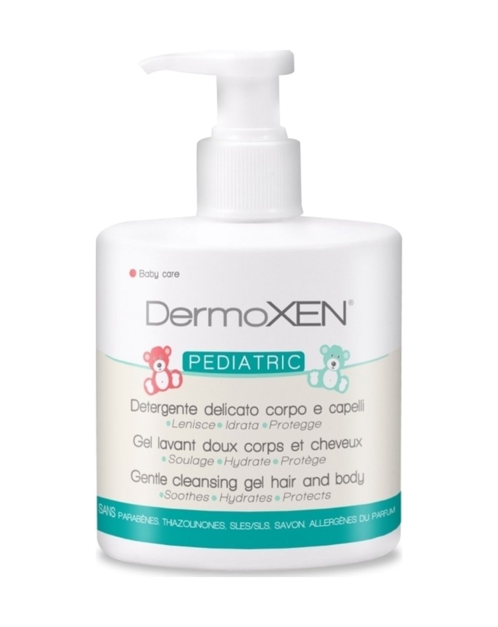 Dermoxen pediatric hair and body cleanser απαλό gel καθαρισμού 300ml