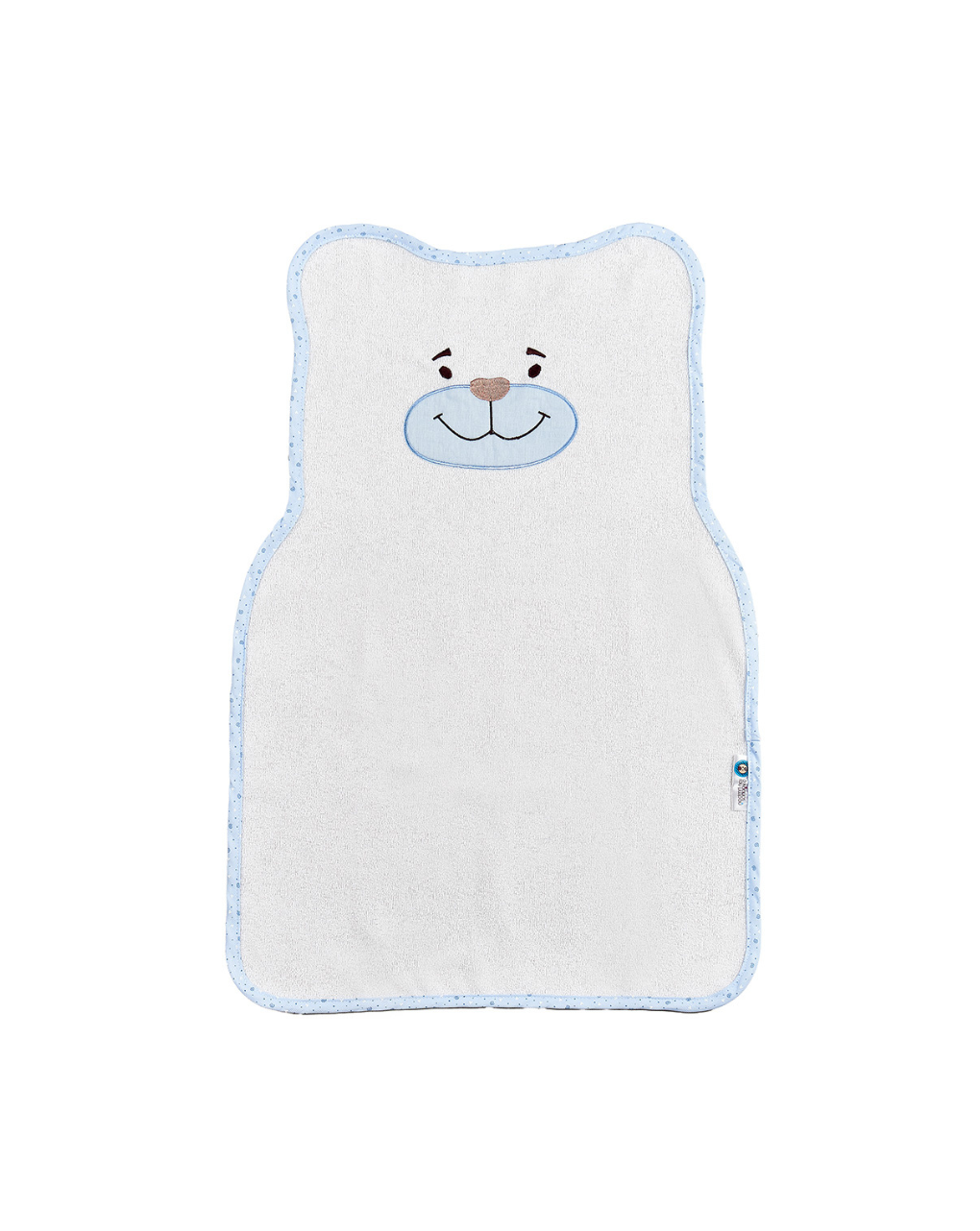 ο κόσμος του μωρού σελτεδάκι 46x70 cm πλαστικοποιημένης πετσέτας bear σιέλ 11332
