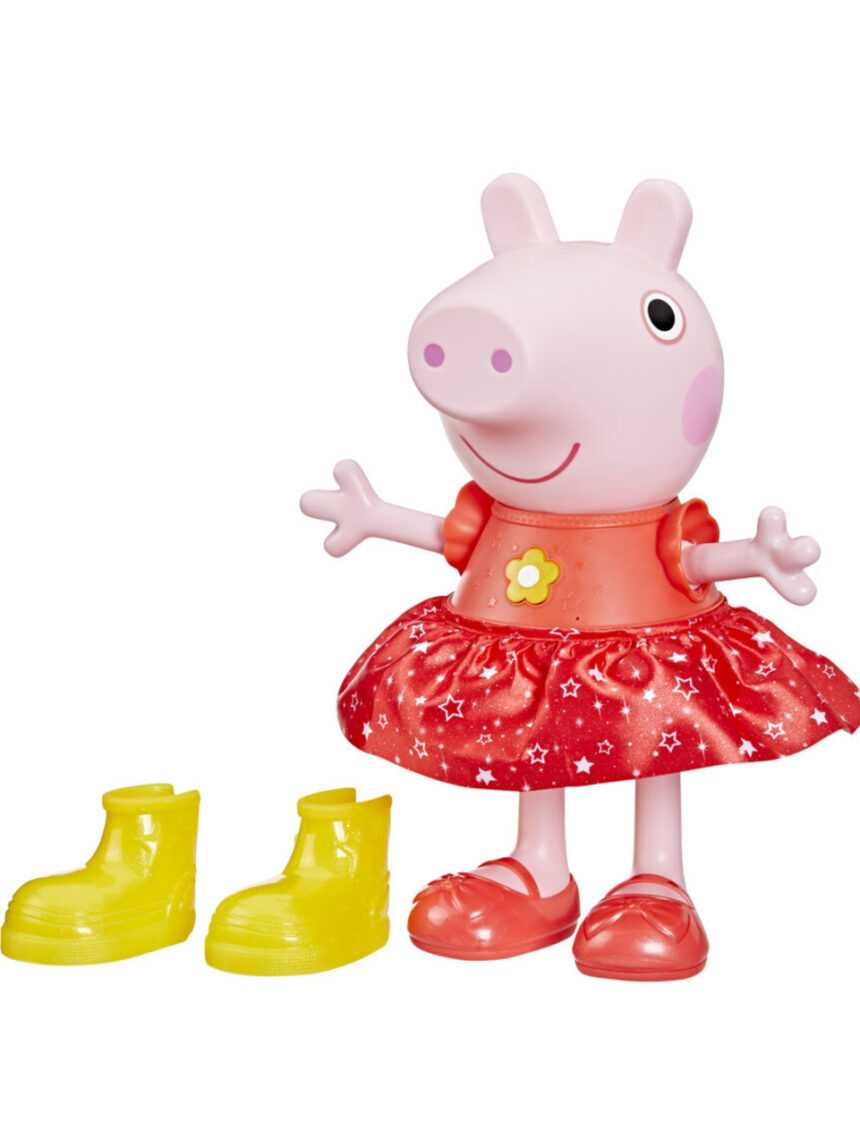 Peppa pig κούκλα peppas muddy puddles party, f8873 - Peppa Pig