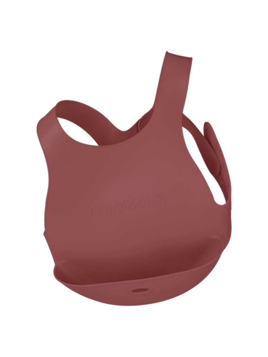 Minikoioi ελαστική σαλιάρα σιλικόνης velvet rose 0202-101020006 - MinikOiOi