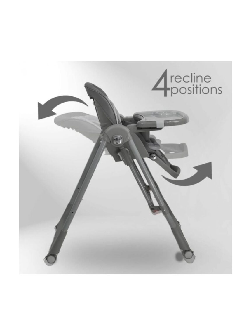 Bebe stars καρέκλα φαγητού-κούνια nuovo 2σε1 grey 6m+ 867-186 - Bebe Stars