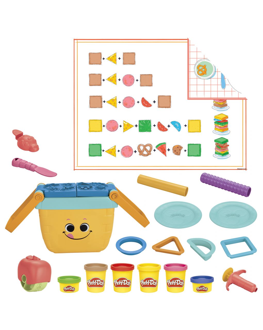 Play-doh picnic shapes starter set, f6916 - Play-Doh