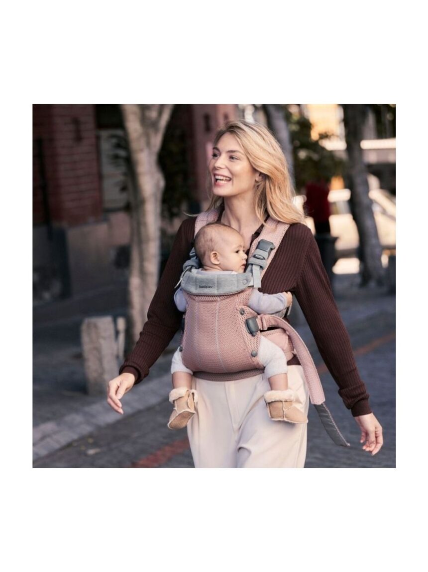 Babybjorn - μάρσιπος harmony 3d mesh, dusty pink - Baby Bjorn