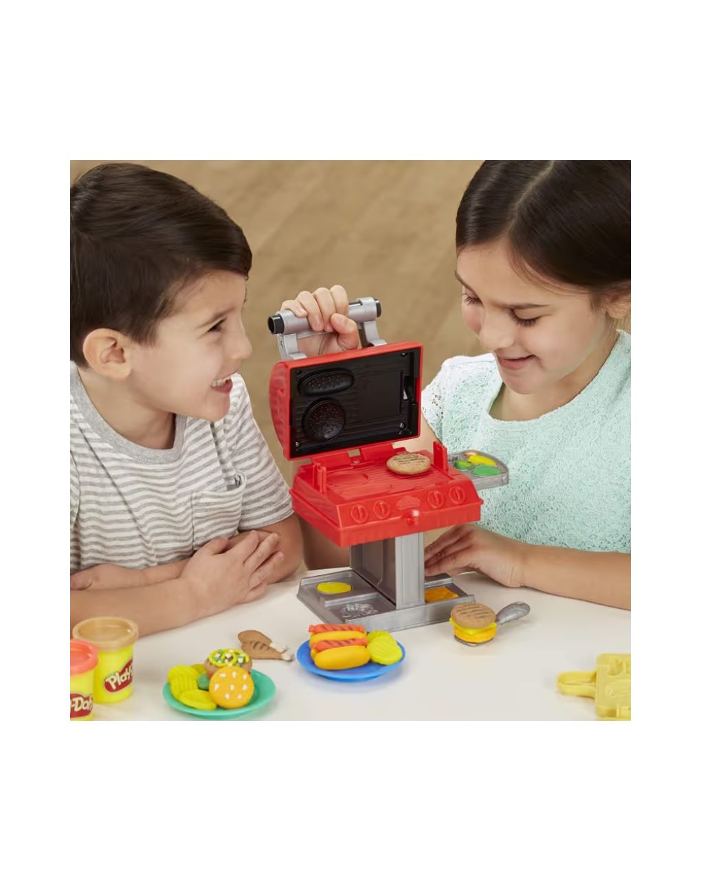 Play-doh kitchen creations grill n stamp playset, f0652 - Play-Doh