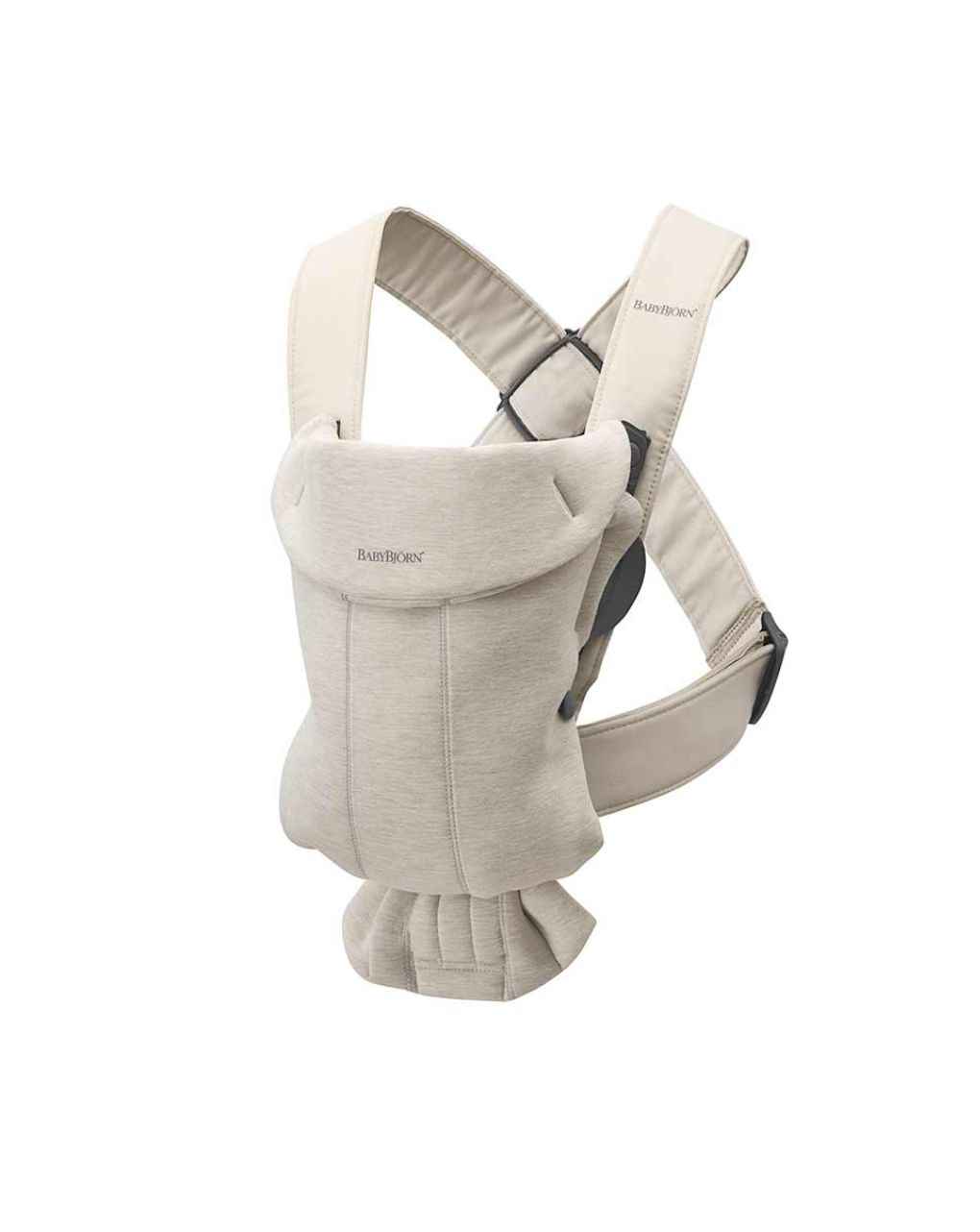 Babybjorn - μάρσιπος mini 3d jersey, light beige - Baby Bjorn