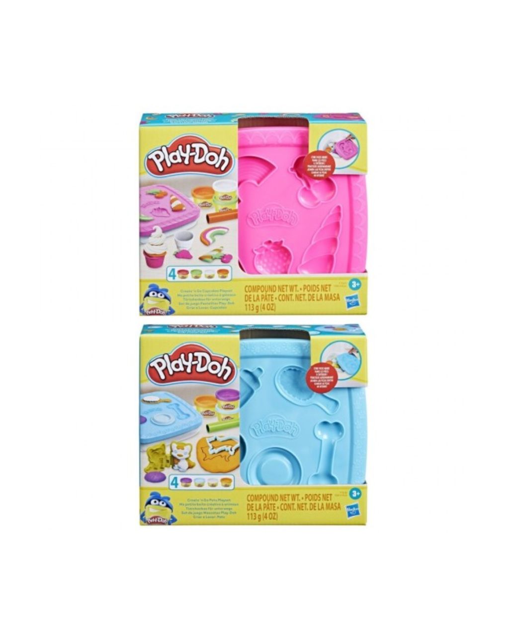 Play-doh create & go σε 2 σχέδια, f6914 - Play-Doh