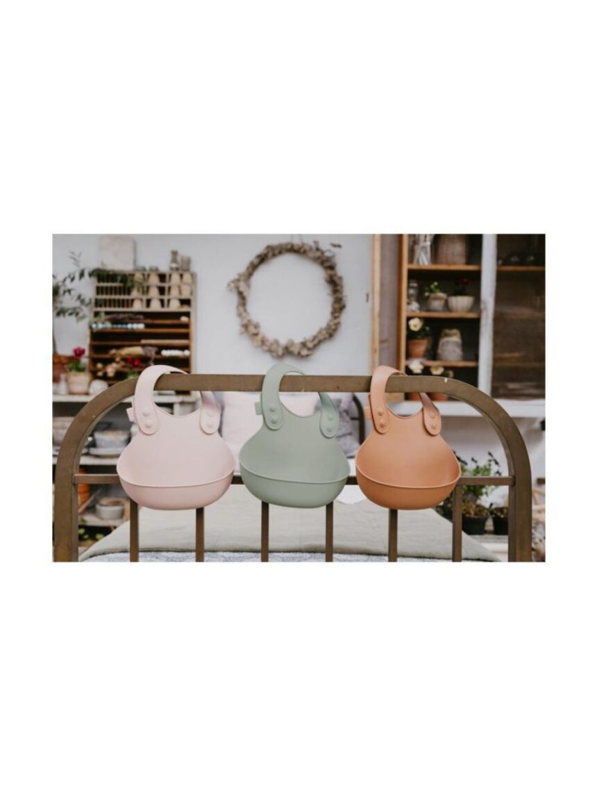 Bibs σαλιάρα overall bib - sage - BIBS