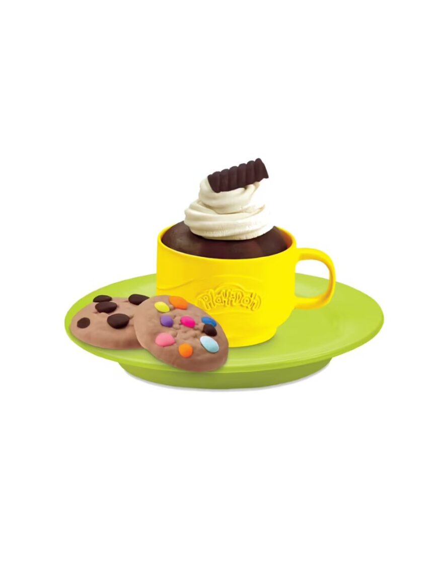 Play-doh kitchen creations πολύχρωμο καφέ, f5836 - Play-Doh