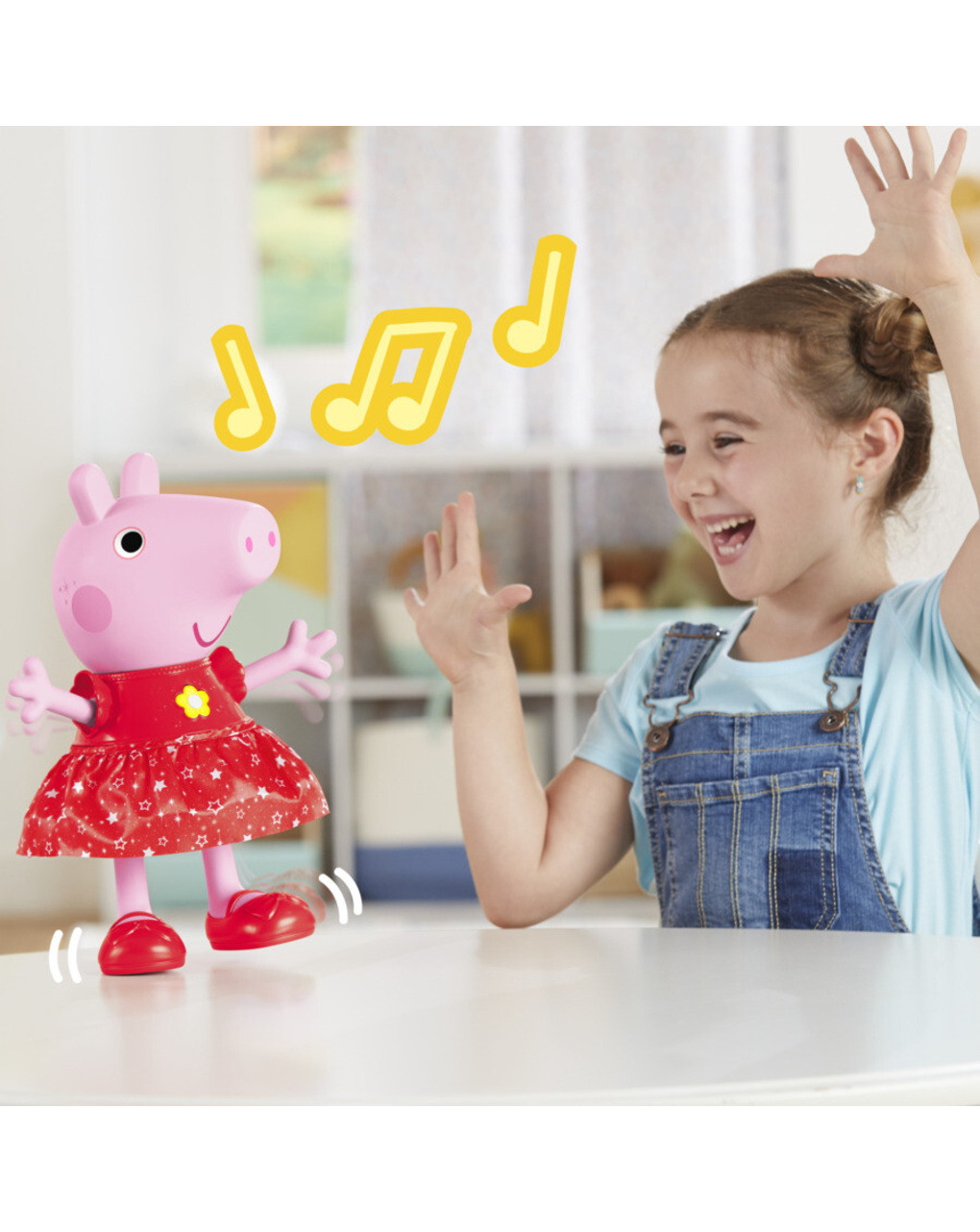 Peppa pig κούκλα peppas muddy puddles party, f8873 - Peppa Pig