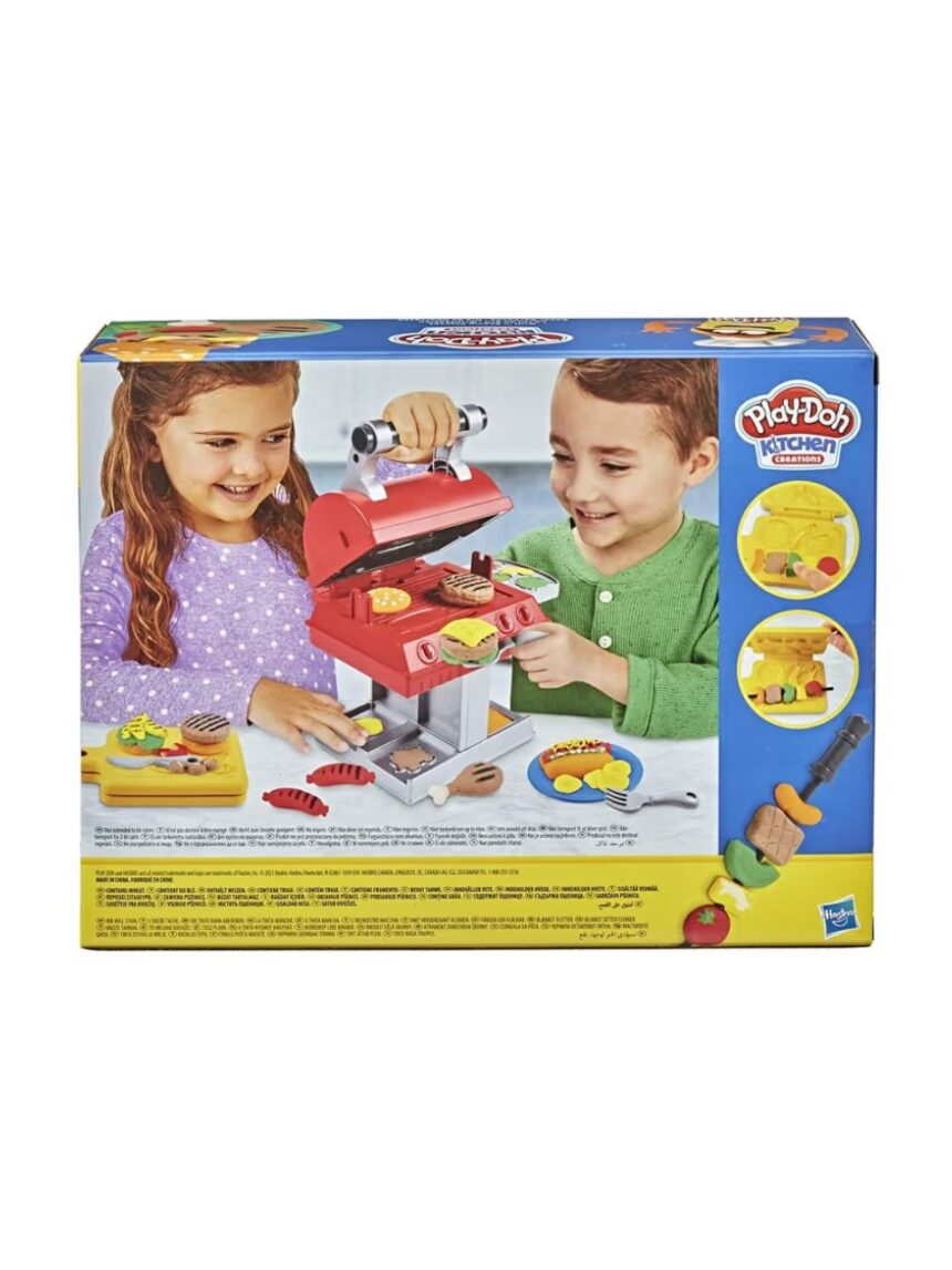 Play-doh kitchen creations grill n stamp playset, f0652 - Play-Doh