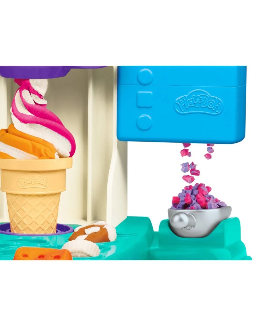 Play-doh rainbow swirl ice cream playset, g0028 - Play-Doh