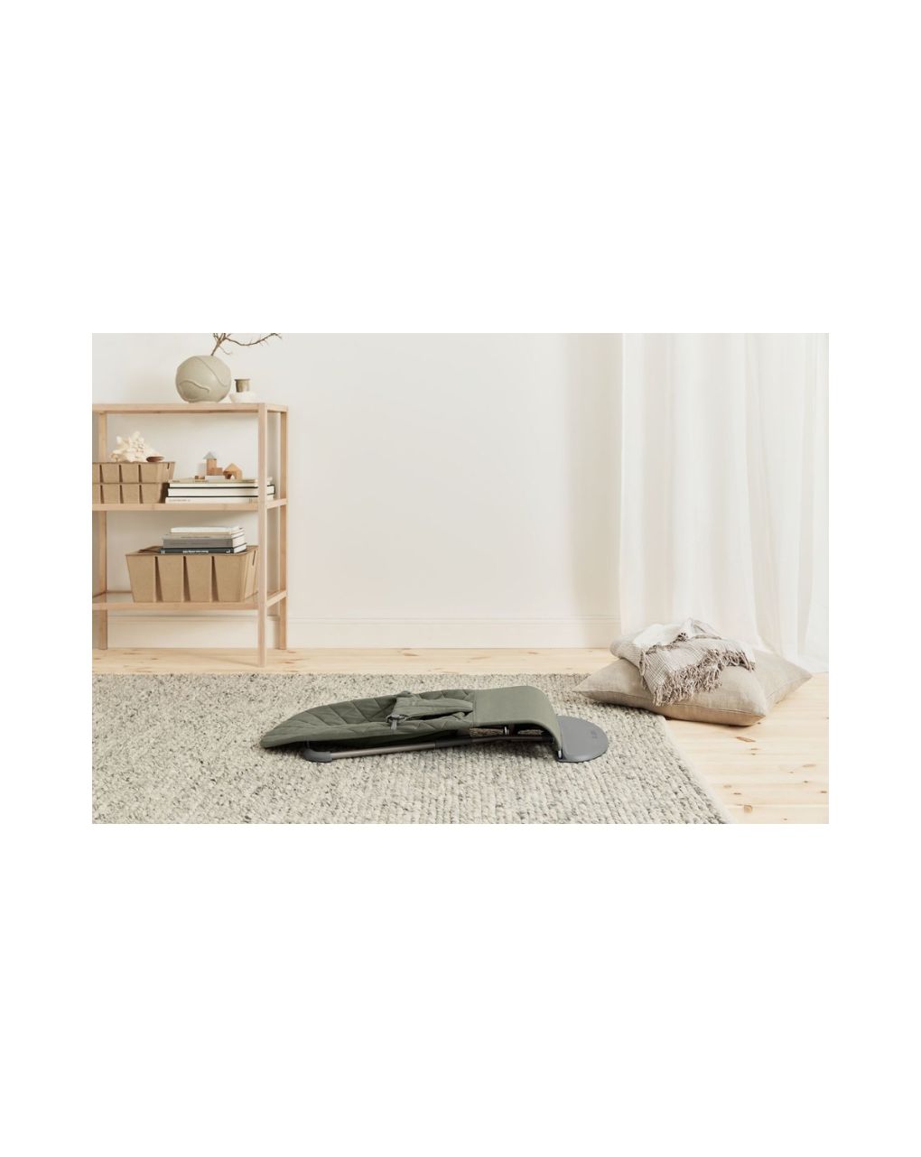 Babybjorn - ριλάξ bliss, woven, classic quilt, dark green - Baby Bjorn