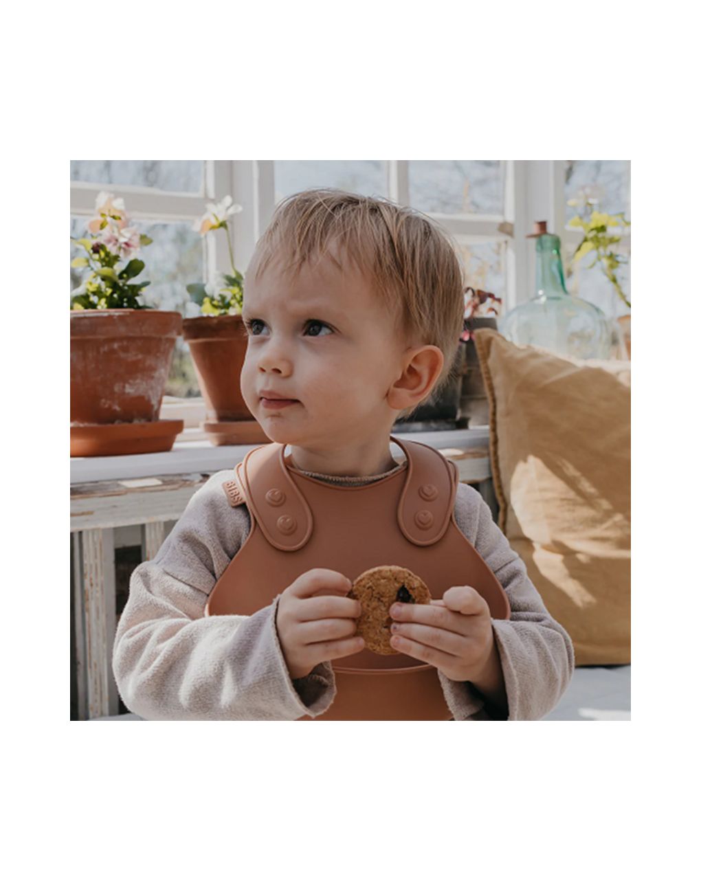 Bibs σαλιάρα overall bib – earth - BIBS