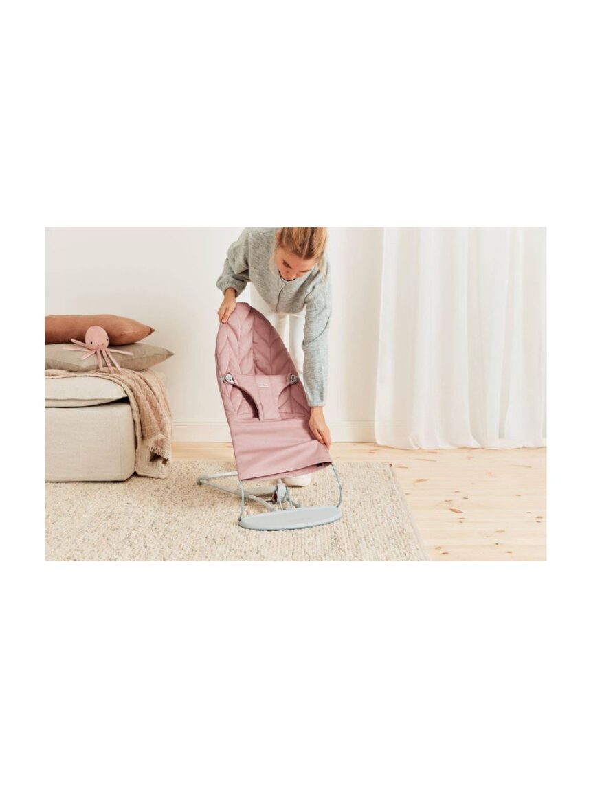 Babybjorn - ριλάξ bliss, woven, petal quilt, dusty pink - Baby Bjorn