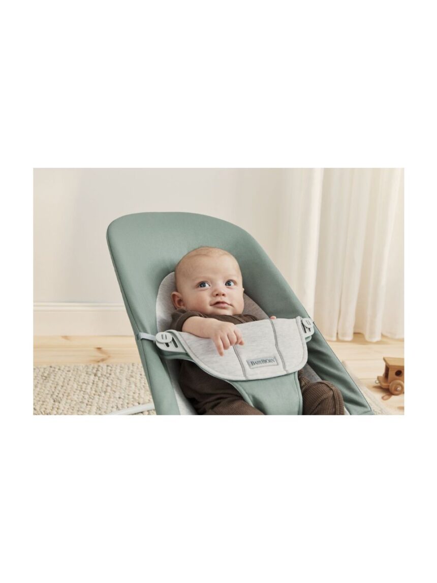 Babybjorn - ριλάξ balance soft woven jersey, light sage/grey - Baby Bjorn