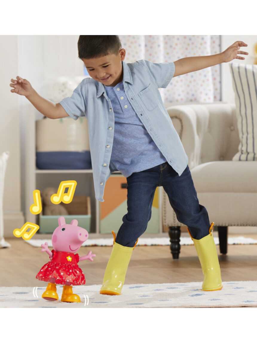 Peppa pig κούκλα peppas muddy puddles party, f8873 - Peppa Pig