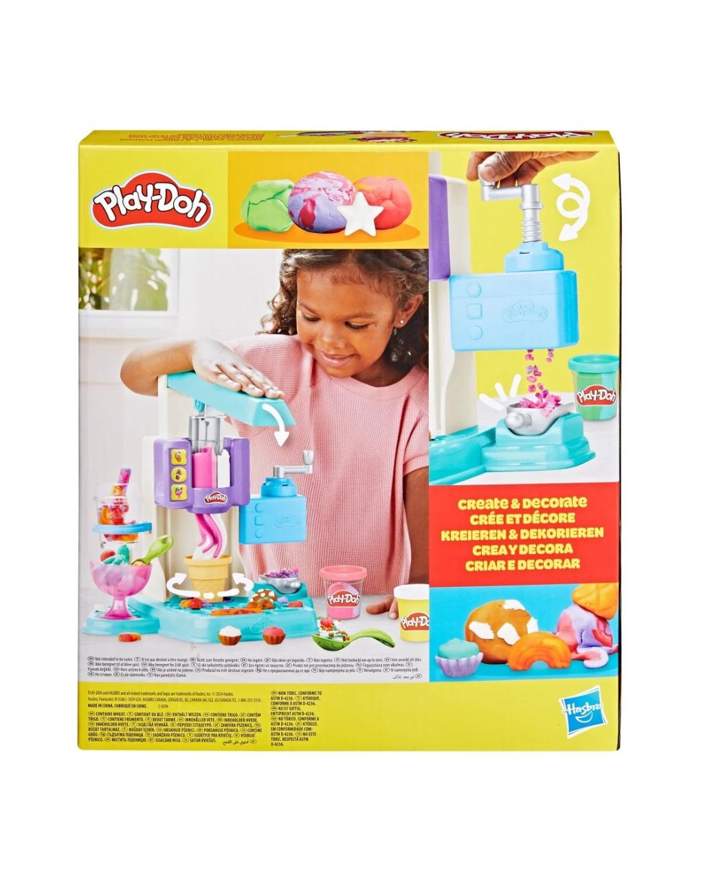 Play-doh rainbow swirl ice cream playset, g0028 - Play-Doh