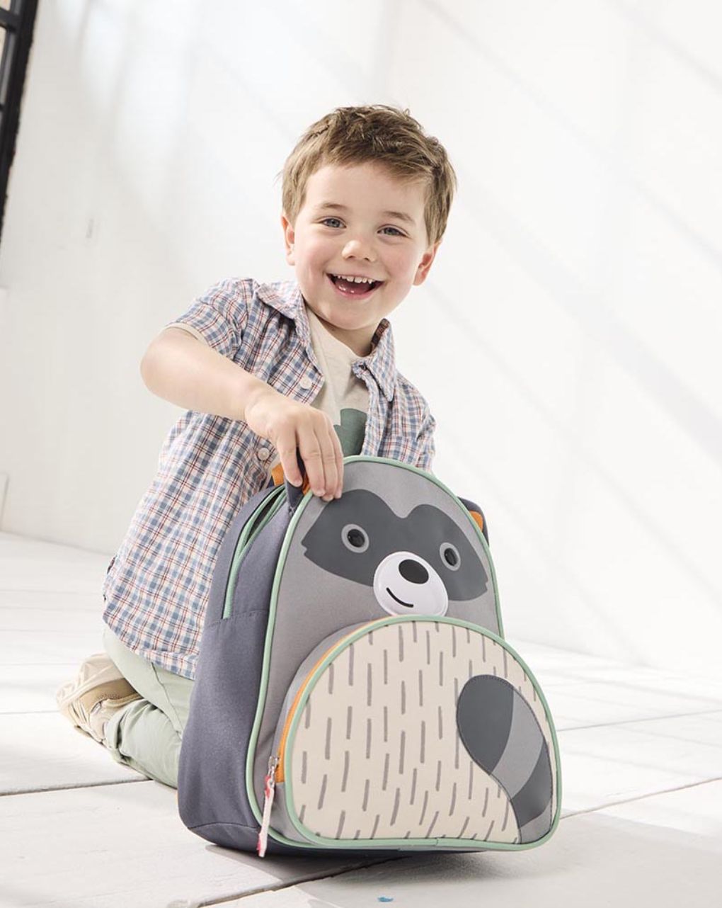 Skip hop zoo παιδική τσάντα πλάτης raccoon 29-2902001-45 - SKIP HOP