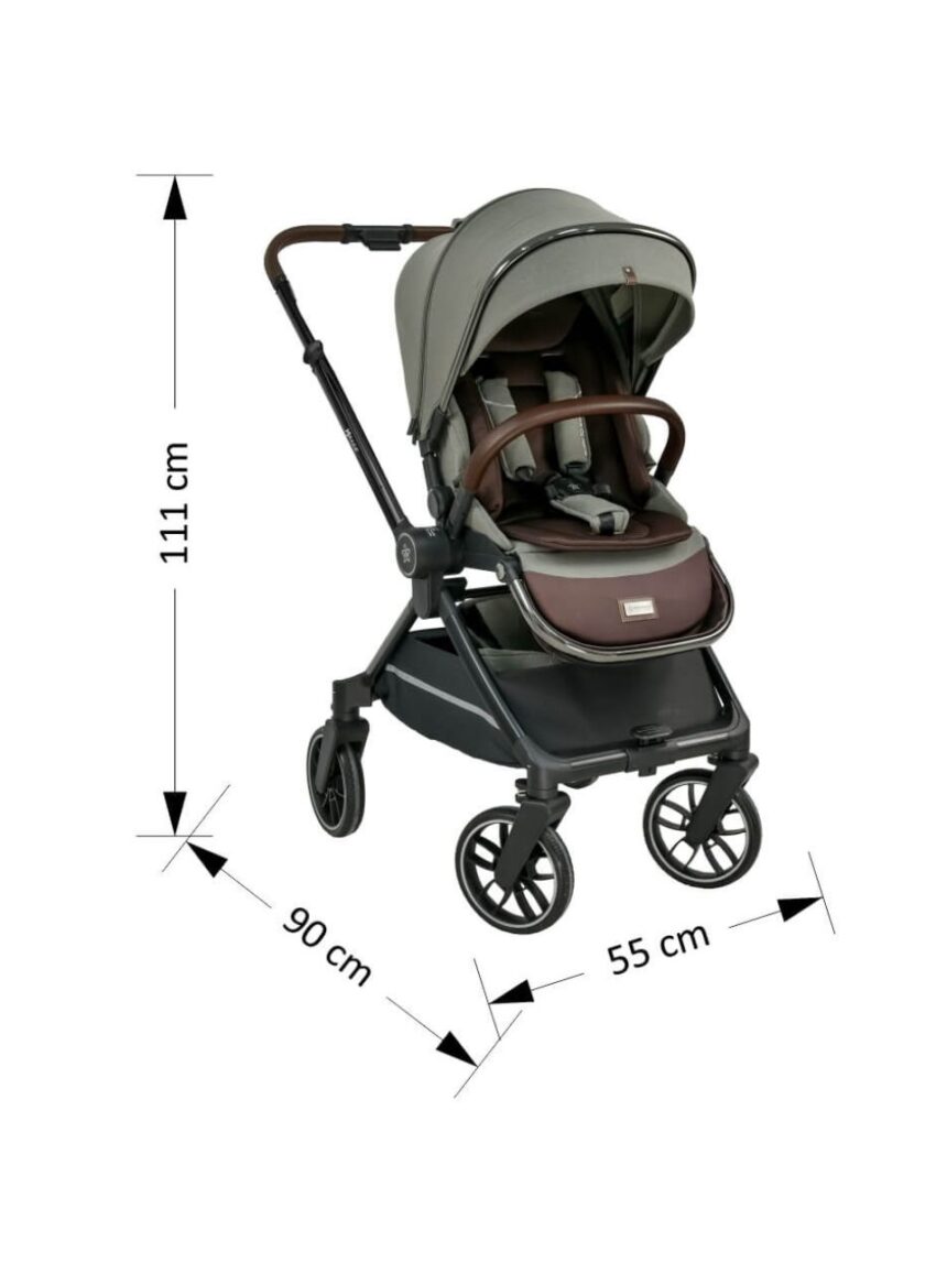 Bebe stars πολυκαρότσι mirage 3σε1 olive, 330-189 - Bebe Stars