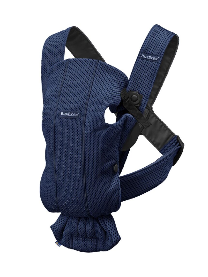 Babybjorn μάρσιπος mini 3d mesh, navy blue - Baby Bjorn