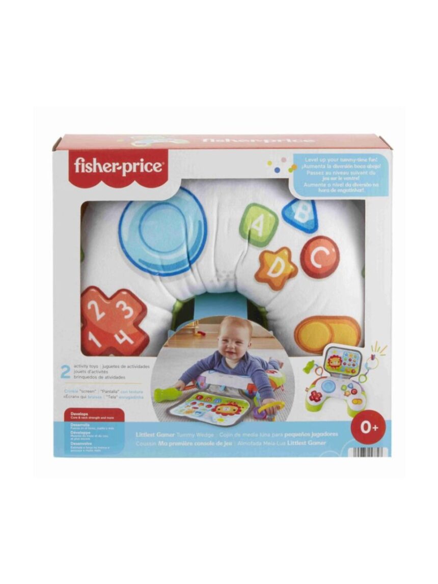 Mattel fisher-price μαξιλαράκι δραστηριοτήτων με κονσόλα παιχνιδιού hgb89 - Fisher-Price