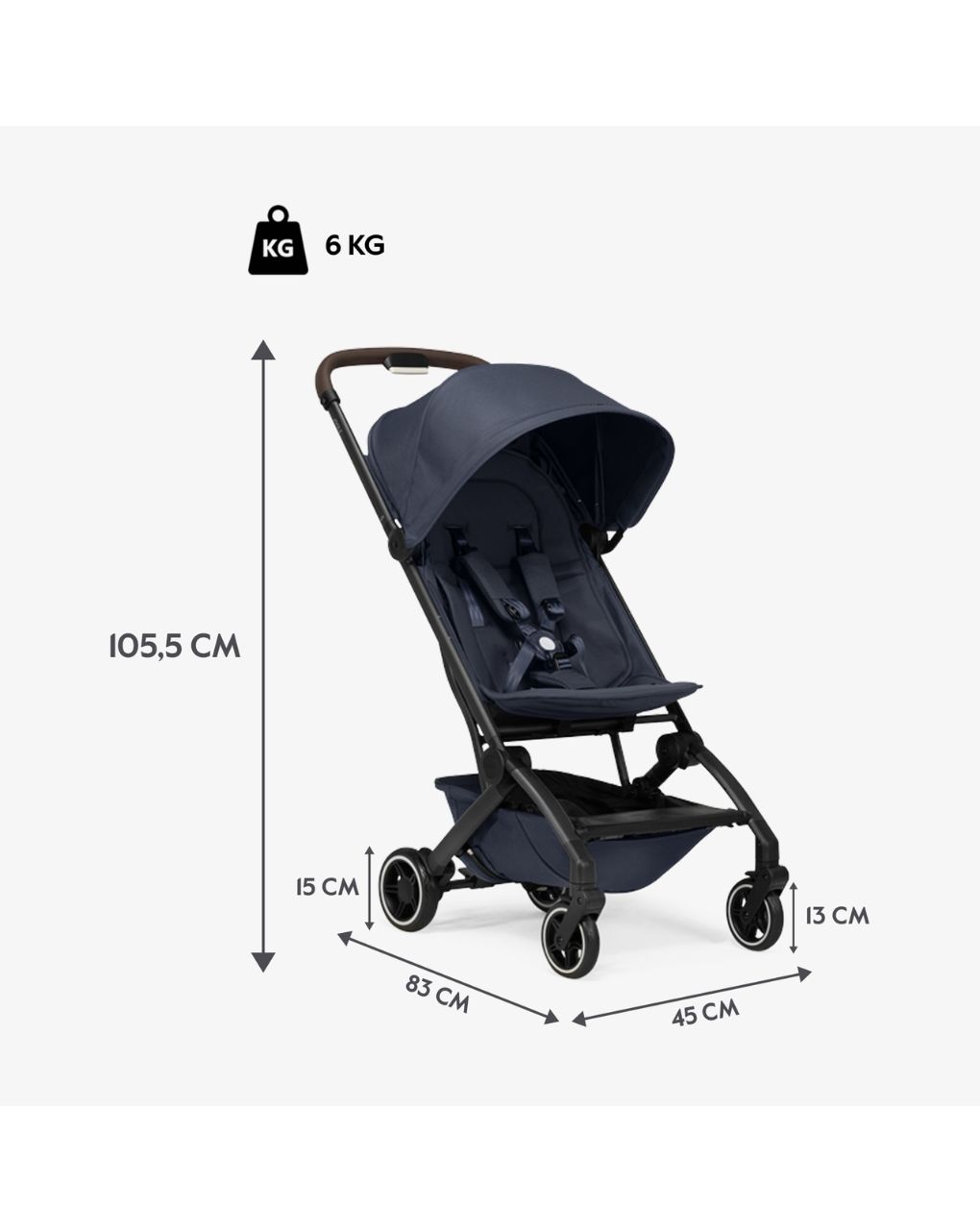 Joolz aer+ buggy καρότσι, navy blue - Joolz