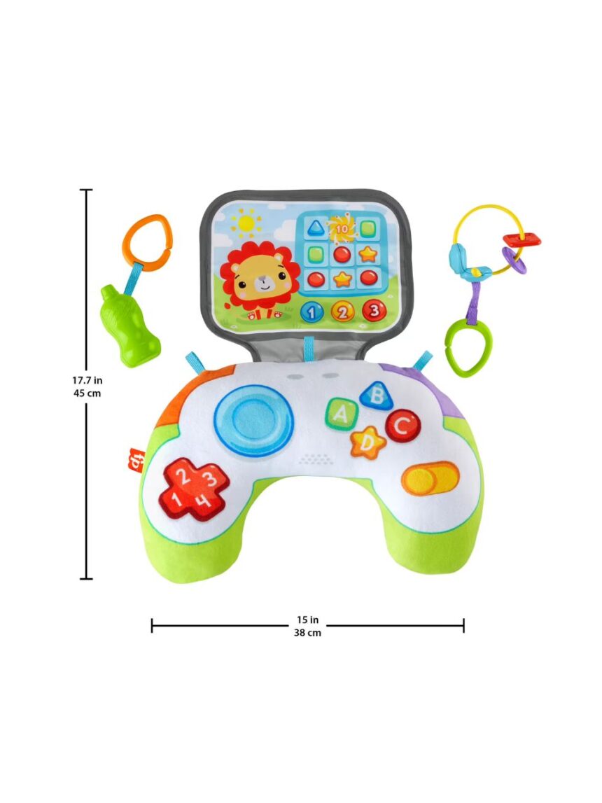 Mattel fisher-price μαξιλαράκι δραστηριοτήτων με κονσόλα παιχνιδιού hgb89 - Fisher-Price