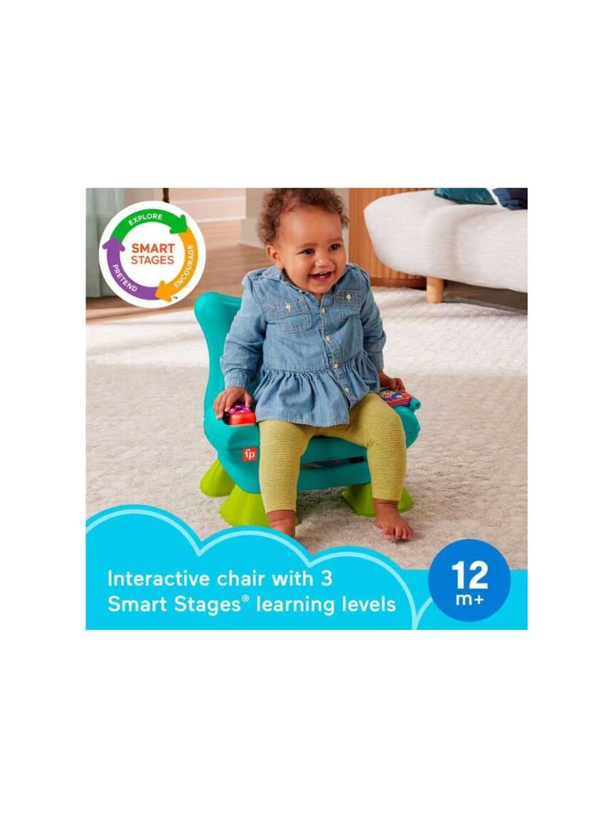 Mattel fisher-price laugh & learn smart stages εκπαιδευτική καρέκλα, hyr89 - Fisher-Price