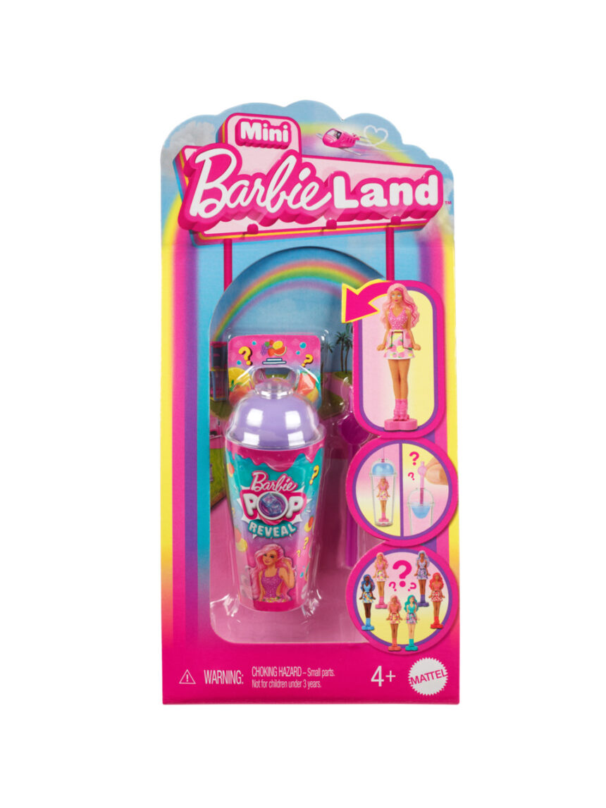 Mattel barbie mini barbieland pop reveal κούκλα έκπληξη - 6 σχέδια hym26 - BARBIE LAND MINI