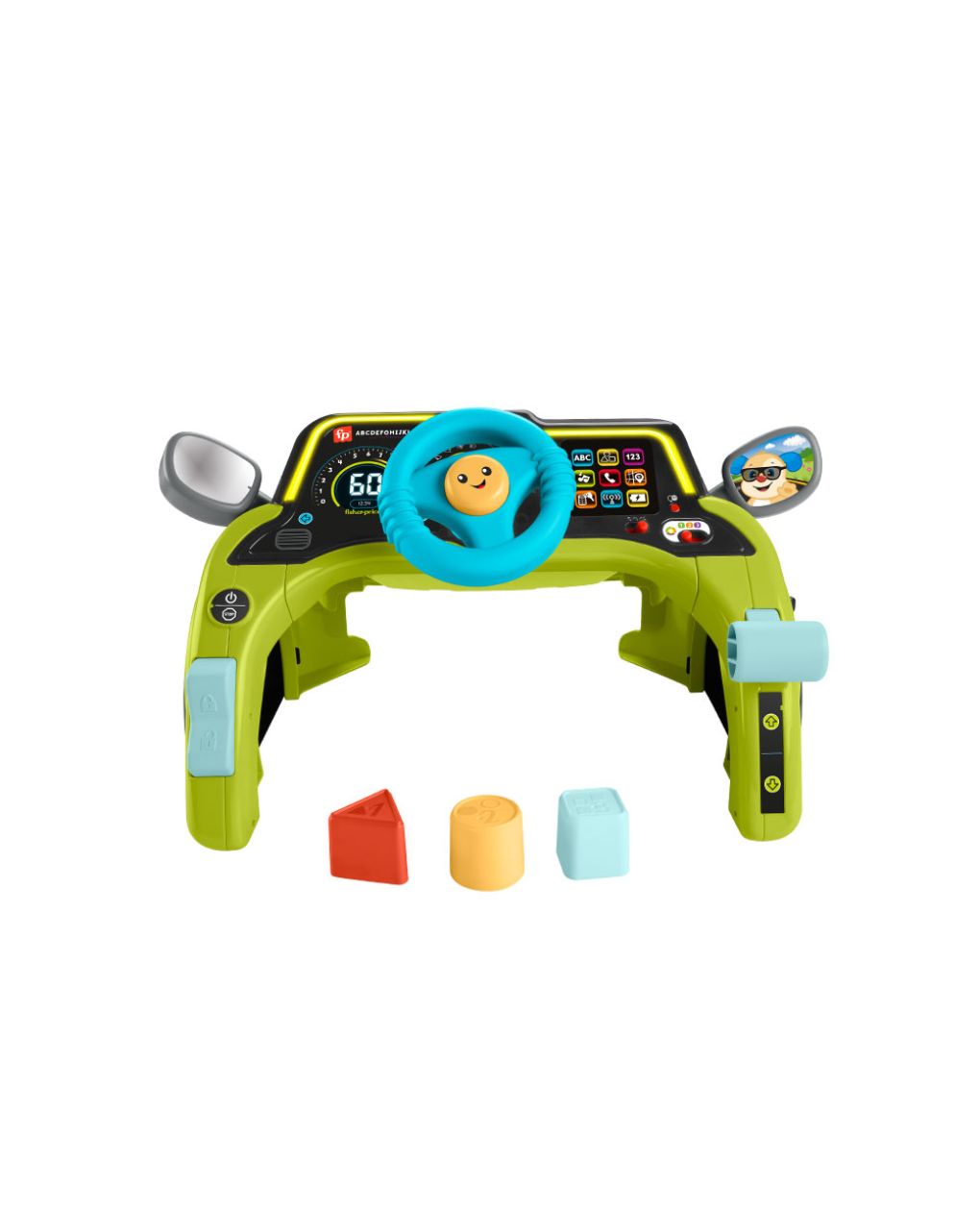 Mattel fisher price laugh & learn sit & steer driver εκπαιδευτικό αυτοκινητάκι, hyr91 - Fisher-Price