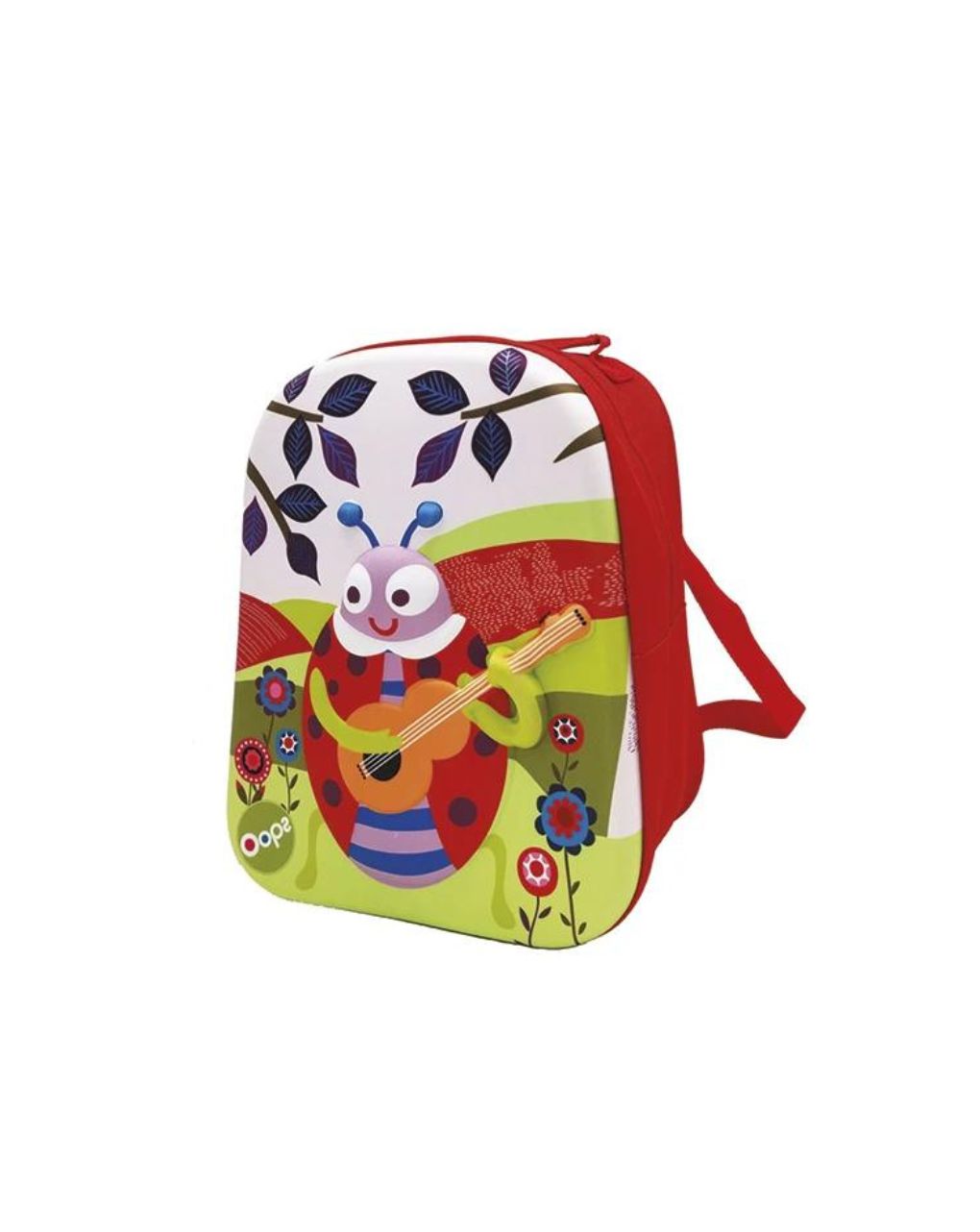 Oops happy backpack, ladybug