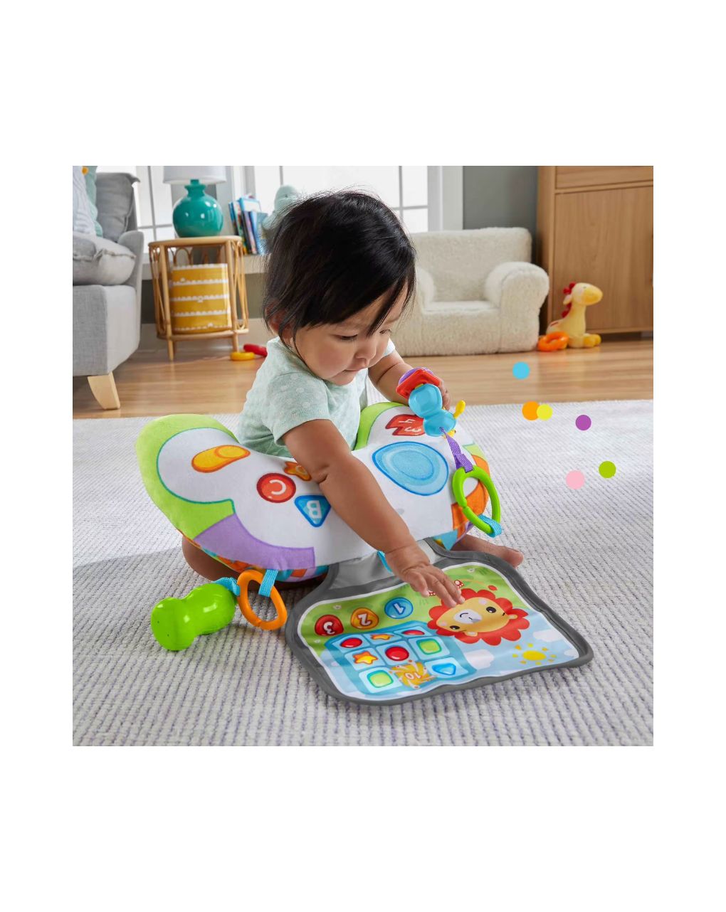 Mattel fisher-price μαξιλαράκι δραστηριοτήτων με κονσόλα παιχνιδιού hgb89 - Fisher-Price