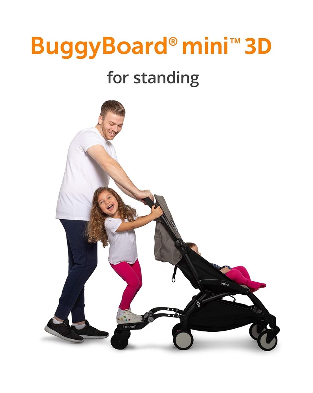 Lascal buggy board σανίδα για δεύτερο παιδί mini 3d blue - Lascal