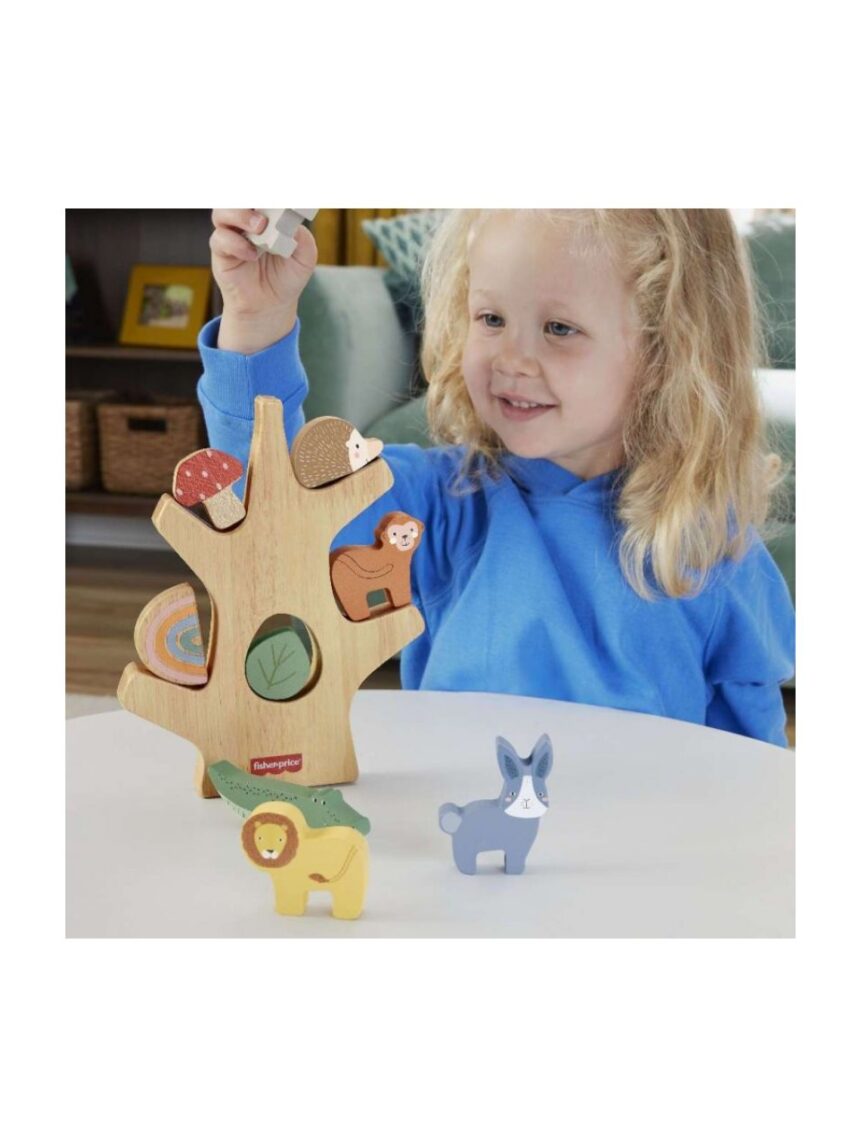 Mattel fisher price wooden balance tree ξύλινο δέντρο ισορροπίας, hxt87 - Fisher-Price