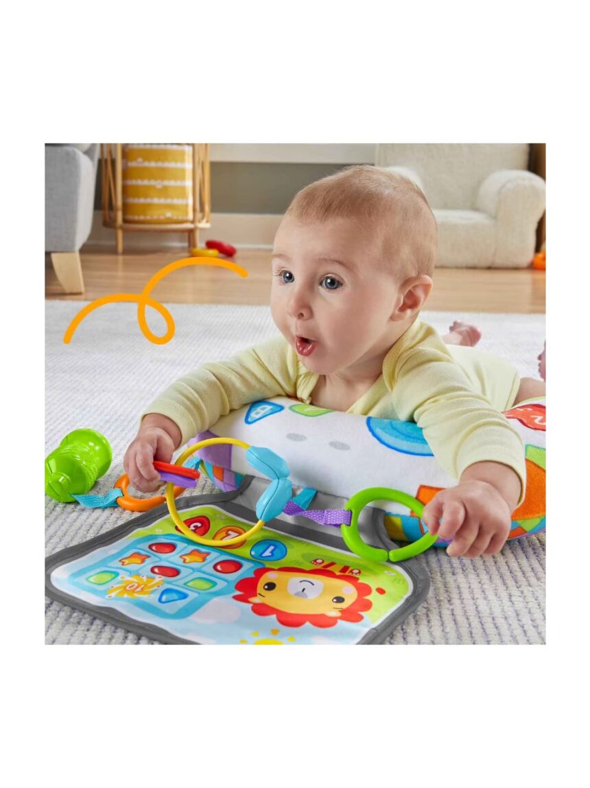 Mattel fisher-price μαξιλαράκι δραστηριοτήτων με κονσόλα παιχνιδιού hgb89 - Fisher-Price