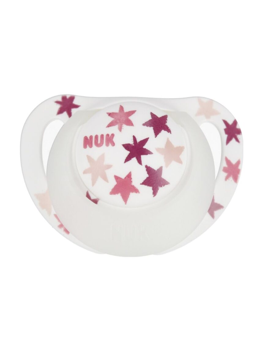 Nuk πιπίλα σιλικόνης star night 6-18m girl - Nuk