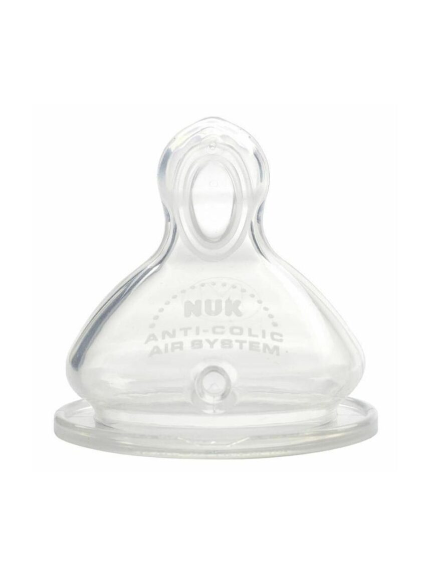 Nuk first choice θηλή σιλικόνης(0-6m) μικρής οπής, 2τμχ - Nuk