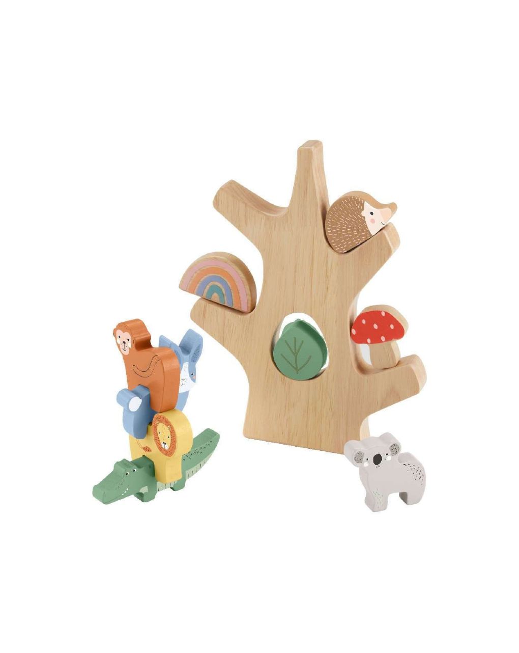 Mattel fisher price wooden balance tree ξύλινο δέντρο ισορροπίας, hxt87