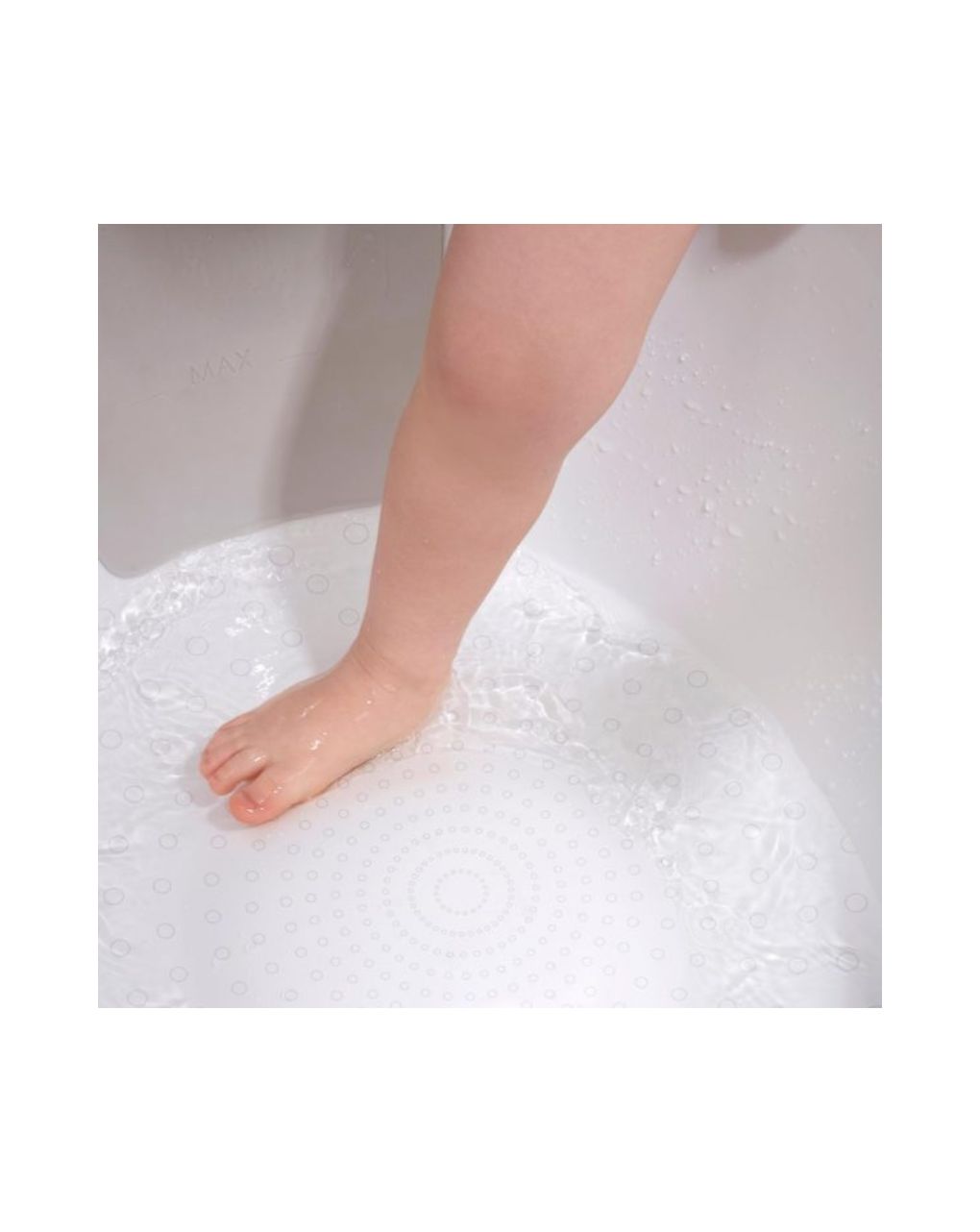 Shnuggle toddler bath λευκό γκρί ανοιχτό με τάπα - SHNUGGLE