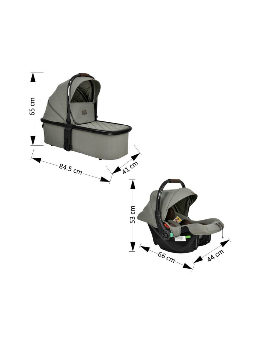 Bebe stars πολυκαρότσι mirage 3σε1 olive, 330-189 - Bebe Stars