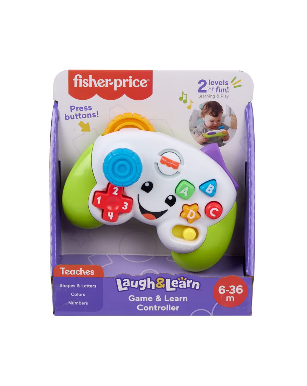 Mattel fisher price εκπαιδευτικό χειριστήριο, hxb65 - Fisher-Price