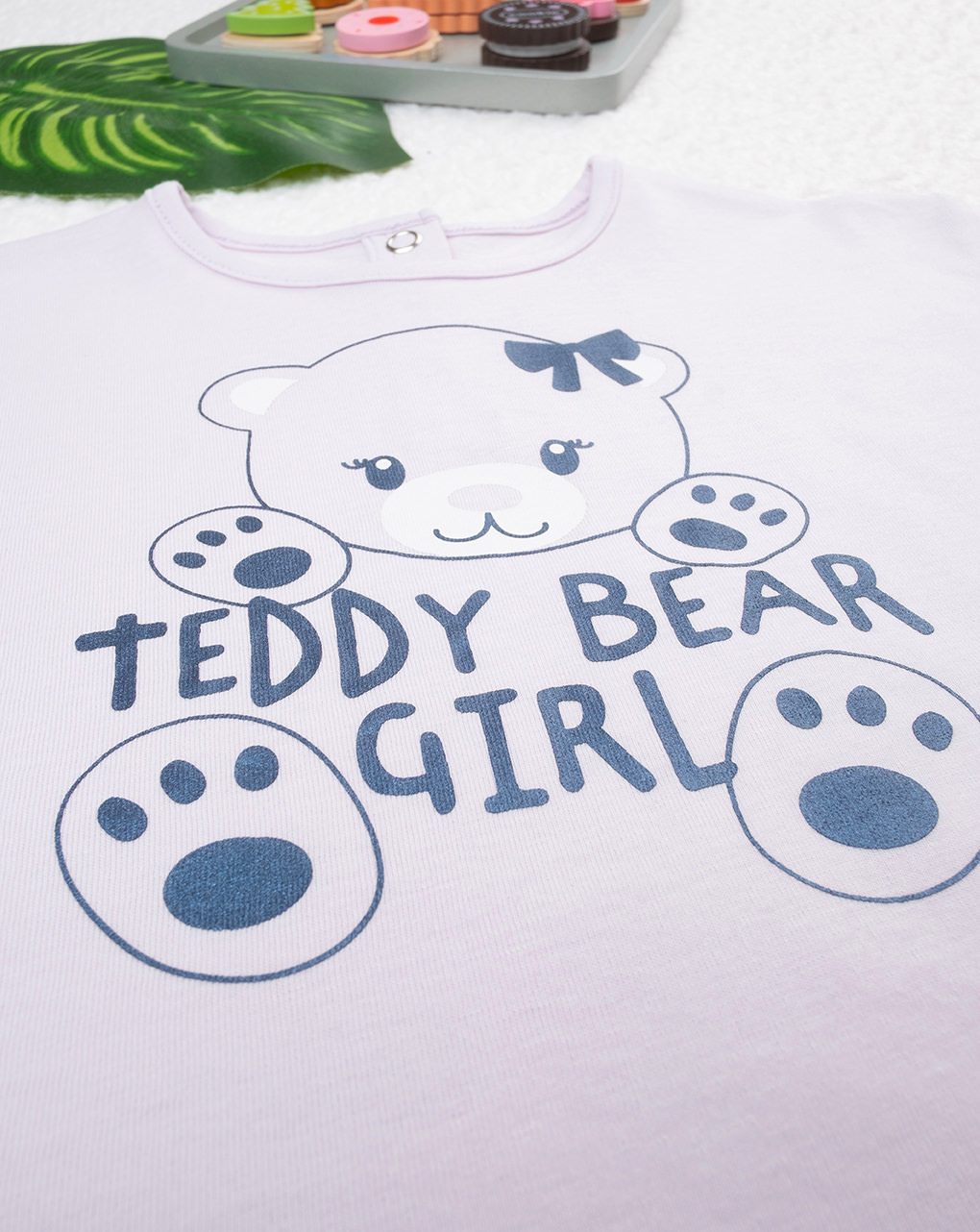 βρεφική μπλούζα λιλά teddy bear girl για κορίτσι - Prénatal