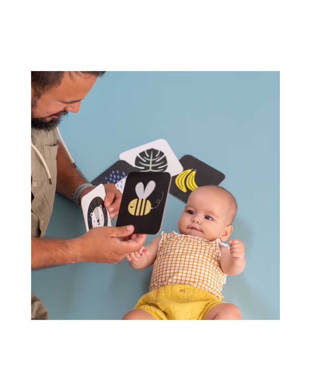 Taf toys παιχνίδι με κάρτες my 1st tummy time cards t-12835 - Taf-toys